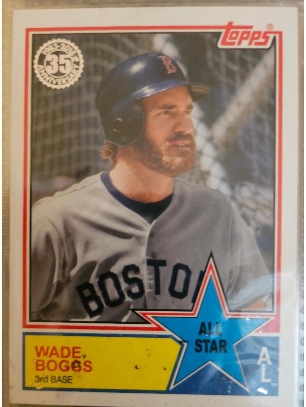 2018 Topps 1983 Topps Baseball All-Stars #83AS-47 Wade Boggs Boston Red Sox